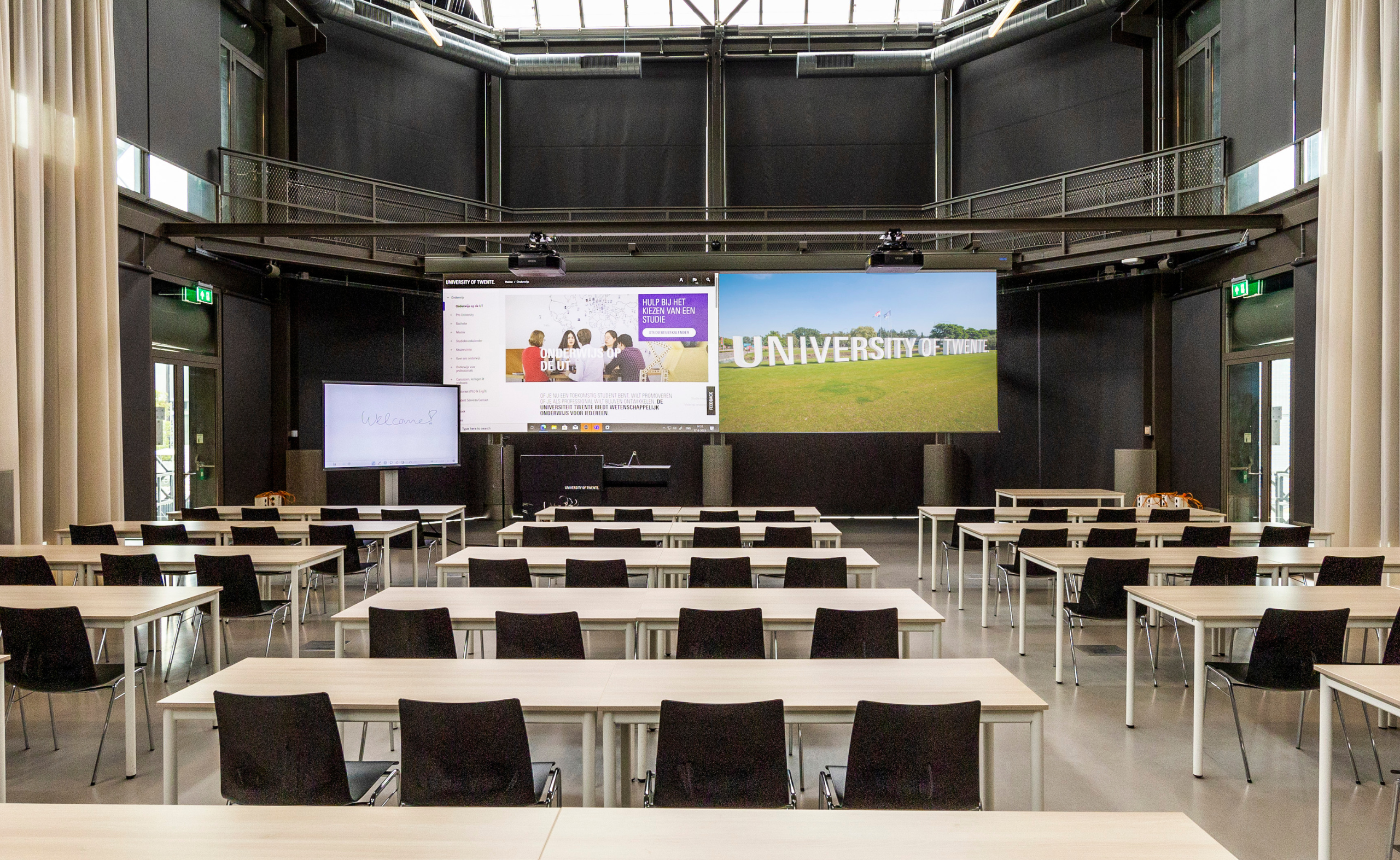 Universiteit Twente - promotiezaal - met audiovisuele oplossingen (av) van Fidato