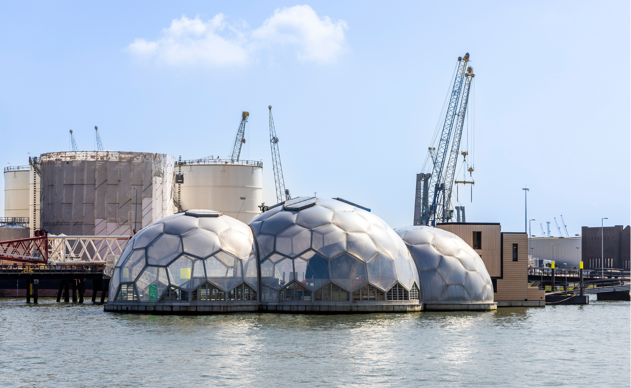 Hogeschool Rotterdam - Drijvend Paviljoen - met audiovisuele oplossingen (av) van Fidato